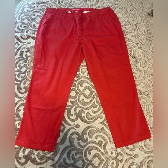 Woman Within Women's Size 24W Natural Fit Salmon Colored Pants NWOT - Picture 3 of 10